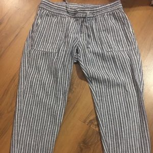 Old Navy Petite Linen Crop Pants